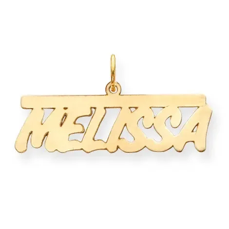 0.013 Gauge Polished Nameplate 14k Gold XNA78Y