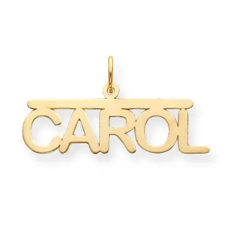 0.013 Gauge Polished Nameplate 14k Gold XNA79Y