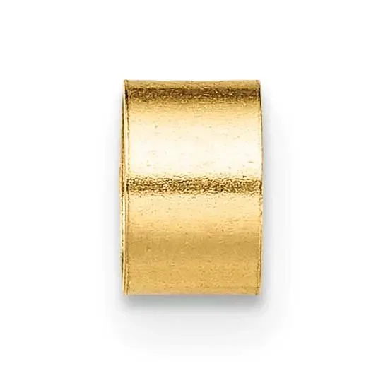.03Ct. Round Open Back Tube Bezel with Stone Seat Setting 14k Gold YG155-2