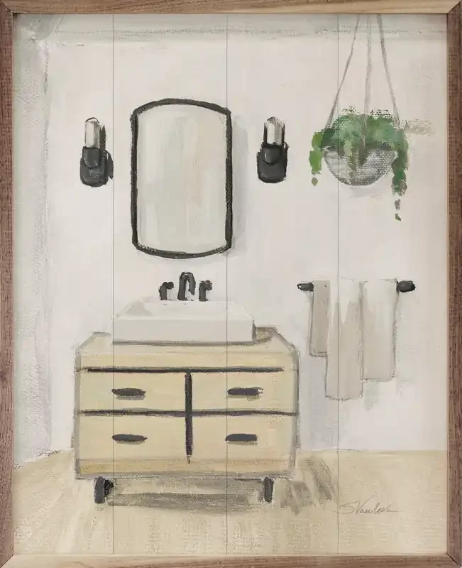 16X20 Attic Bathroom I Blonde