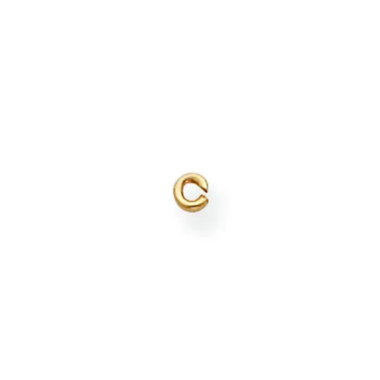 20 Gauge 3.1mm Round Jump Ring Setting 14k Yellow Gold YG2852
