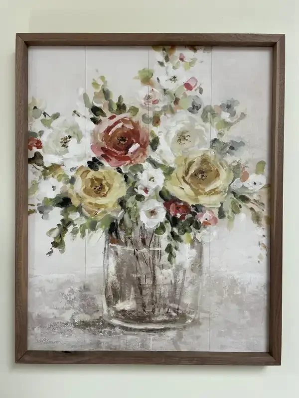 24×30 Autumnal Arrangement by Carol Robinson Framed Wall Art