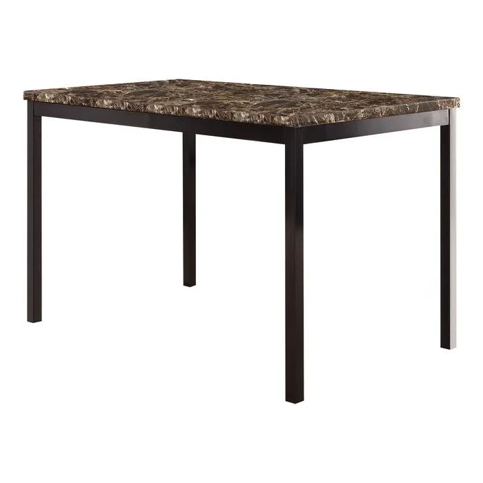 2601-48 – Dining Table, Faux Marble Top