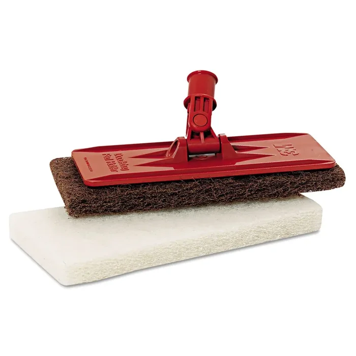 3M™ Doodlebug Threaded Pad Holder Kit, 4.63 X 10, Orange, 4/carton