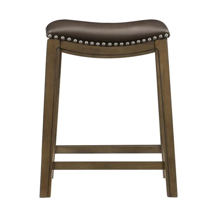 5682BRW-24 – 24 Counter Height Stool, Brown