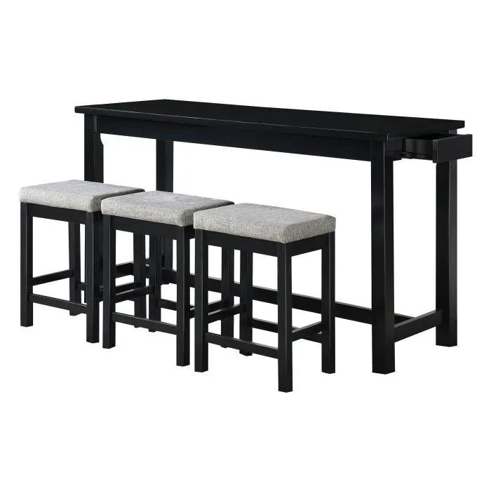 5713BK – 4-Piece Pack Counter Height Set