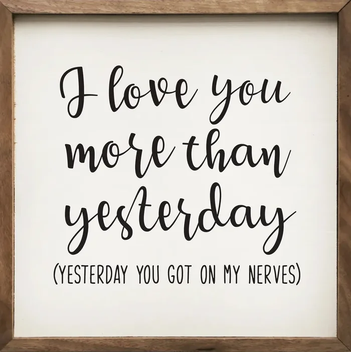 8×8 More Than Yesterday Framed Sign