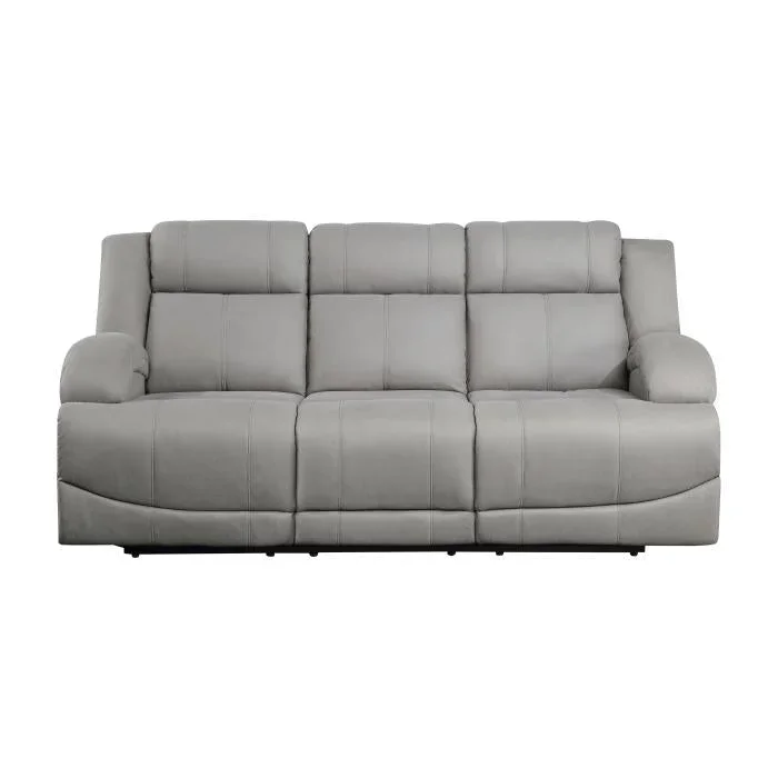 9207GRY-3PW – Power Double Reclining Sofa