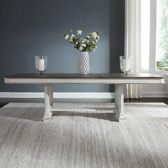 Abbey Park – Trestle Table – White
