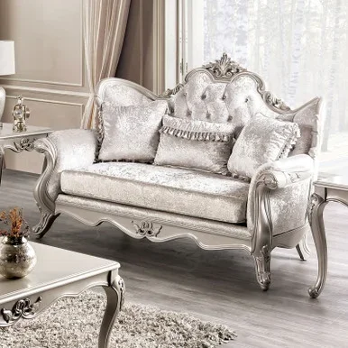 ACAPULCO Loveseat, Off-White / FM65001WH-LV