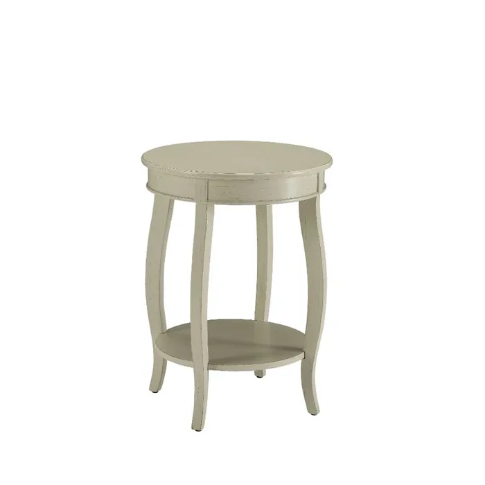ACME Aberta Antique White Accent Table Model 82785