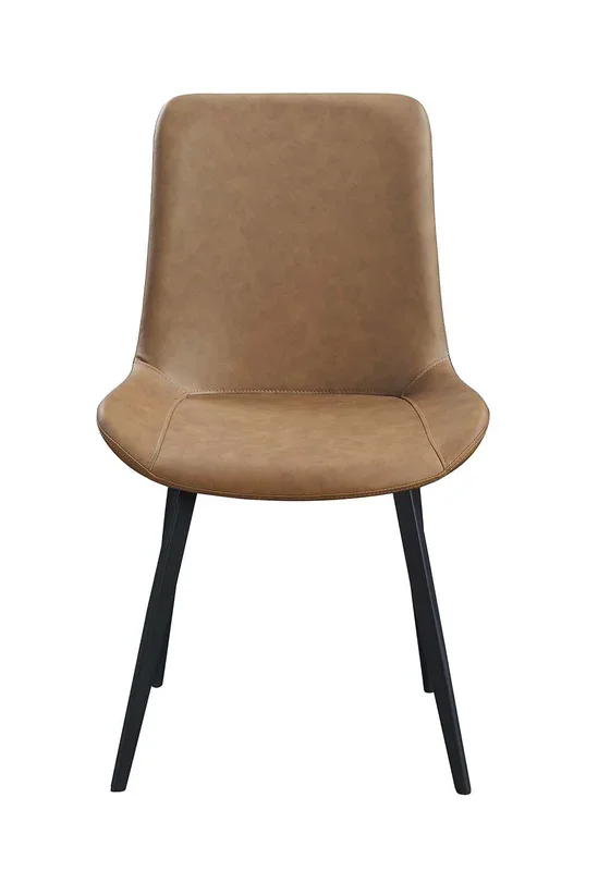 ACME Abiram Brown PU Side Chair Model DN01029
