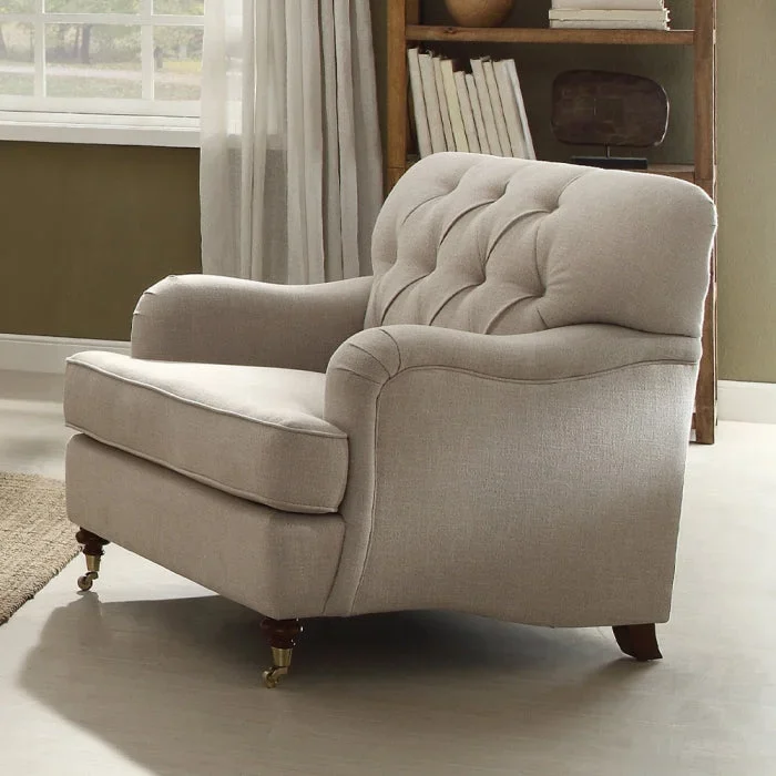 ACME Alianza Beige Fabric Chair Model 52582