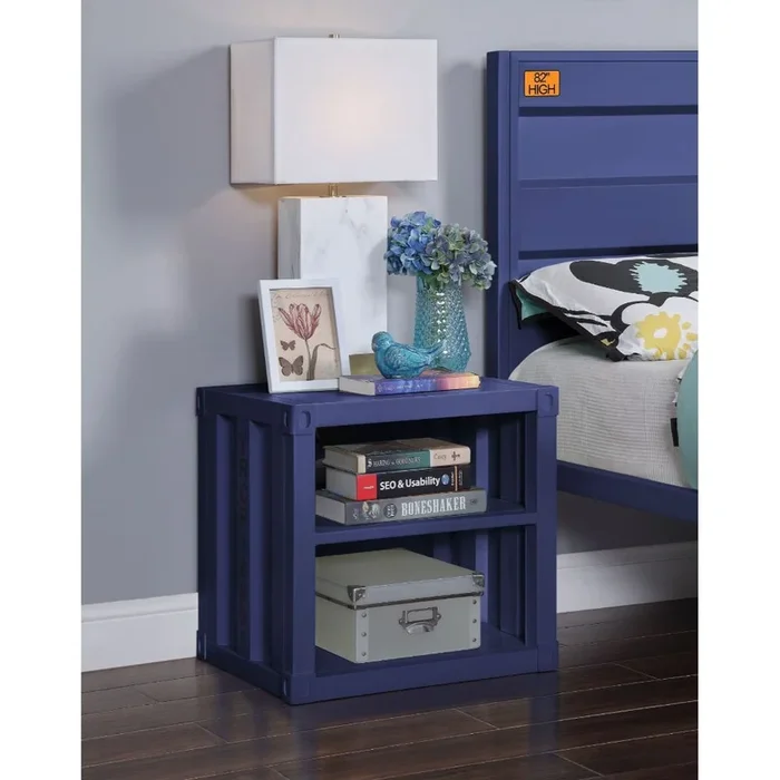 ACME Cargo Blue Nightstand Model 35937