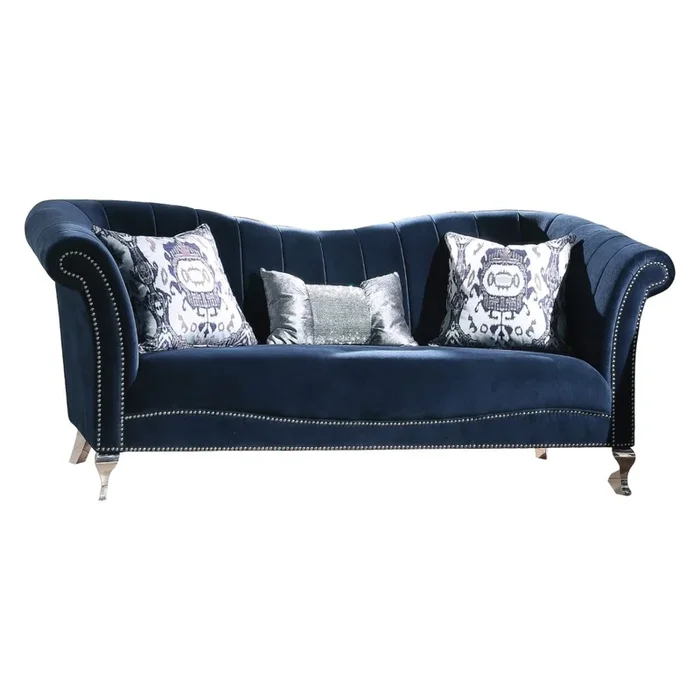 ACME Jaborosa Blue Velvet Sofa Model 50345
