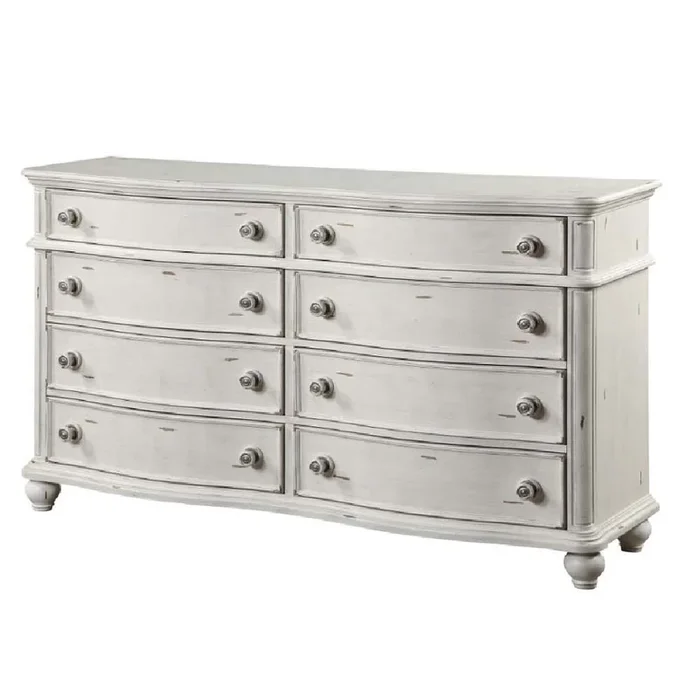 ACME Jaqueline Antique White Finish Jaqueline Dresser Model BD01436
