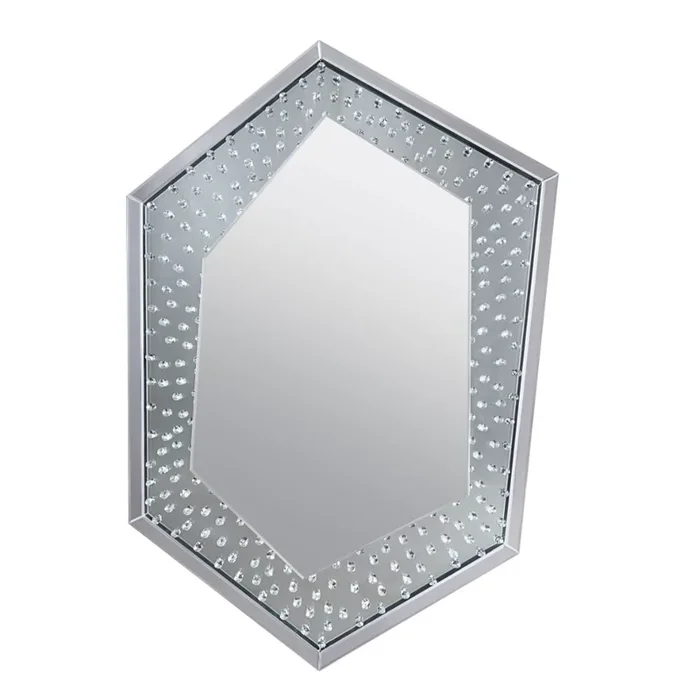ACME Nysa Mirrored & Faux Crystals Wall Decor Model 97570