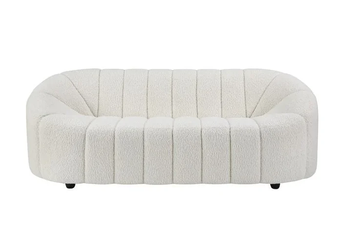 ACME Osmash White Teddy Sherpa Sofa Model LV00229