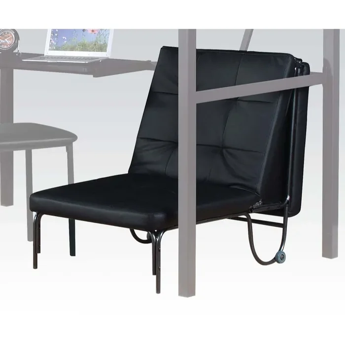 ACME Senon Silver & Black Chair Model 37276