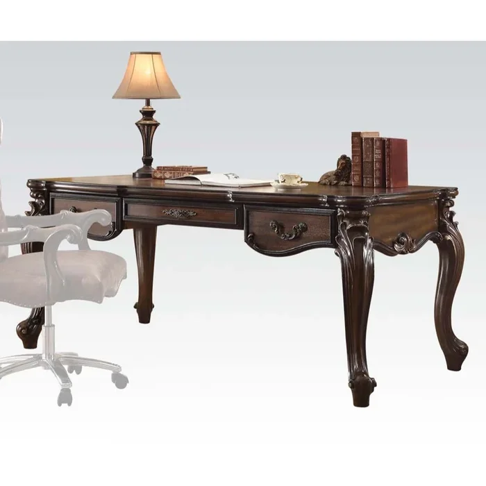 ACME Versailles Cherry Oak Executive Desk Model 92280