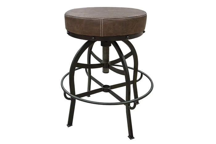 Adjustable Swivel Stool – Brown