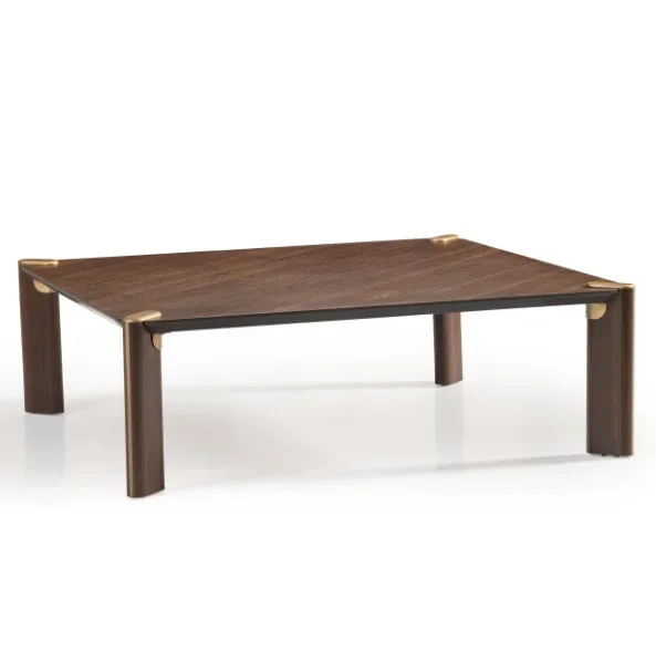 AICO Furniture Amora Cocktail Table in Eggshell Walnut