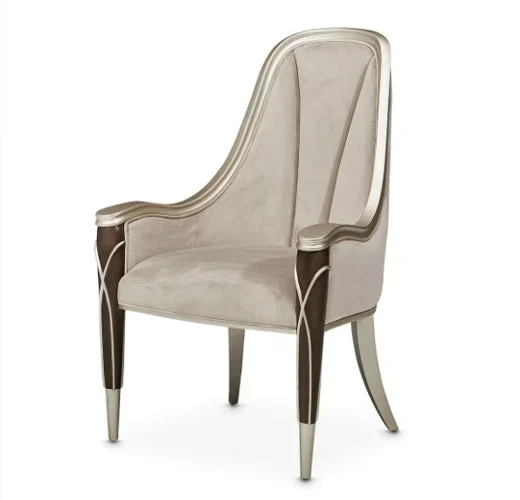 AICO Villa Cherie Arm Chair in Hazelnut