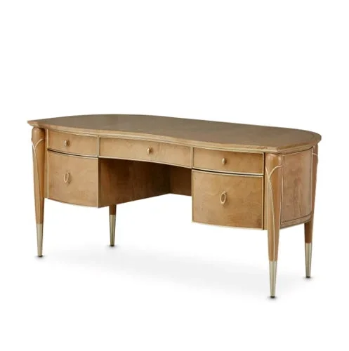 AICO Villa Cherie Desk in Caramel