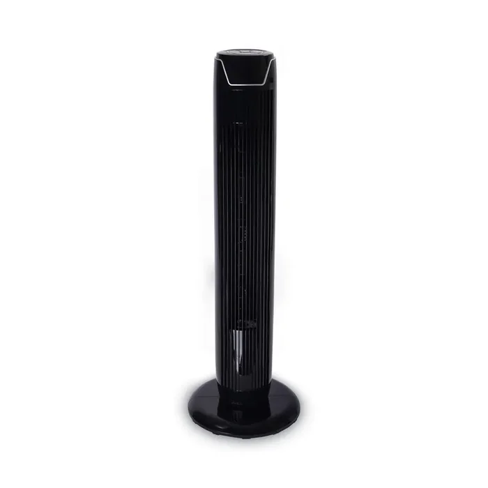 Alera® 36″ 3-Speed Oscillating Tower Fan With Remote Control, Plastic, Black