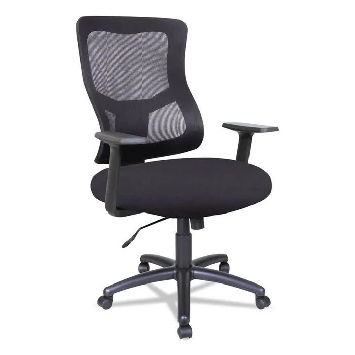 Alera® Alera Elusion Ii Series Mesh Mid-Back Swivel/tilt Chair, Supports Up To 275 Lb, 18.11″ To 21.77″ Seat Height, Black