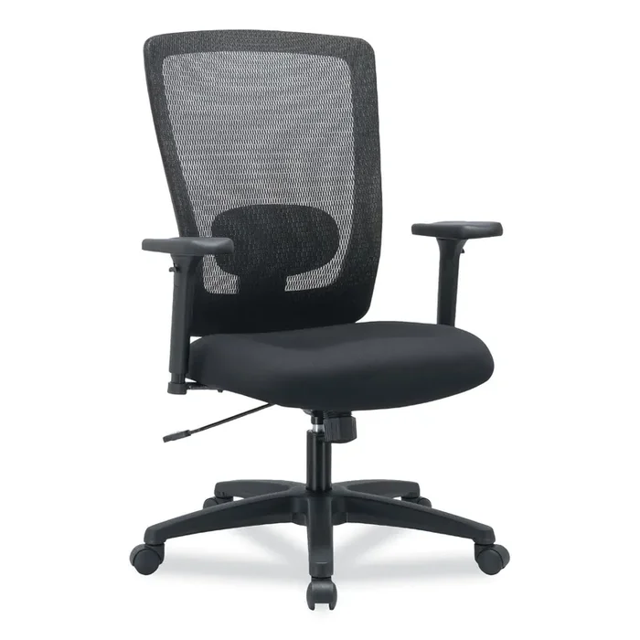 Alera® Alera Envy Series Mesh High-Back Multifunction Chair, Supports Up To 250 Lb, 16.88″ To 21.5″ Seat Height, Black