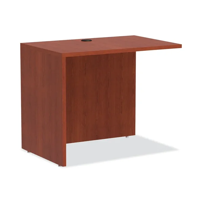 Alera® Alera Valencia Series Reversible Return/Bridge Shell, 35w x 23.63d x 29.5h, Medium Cherry