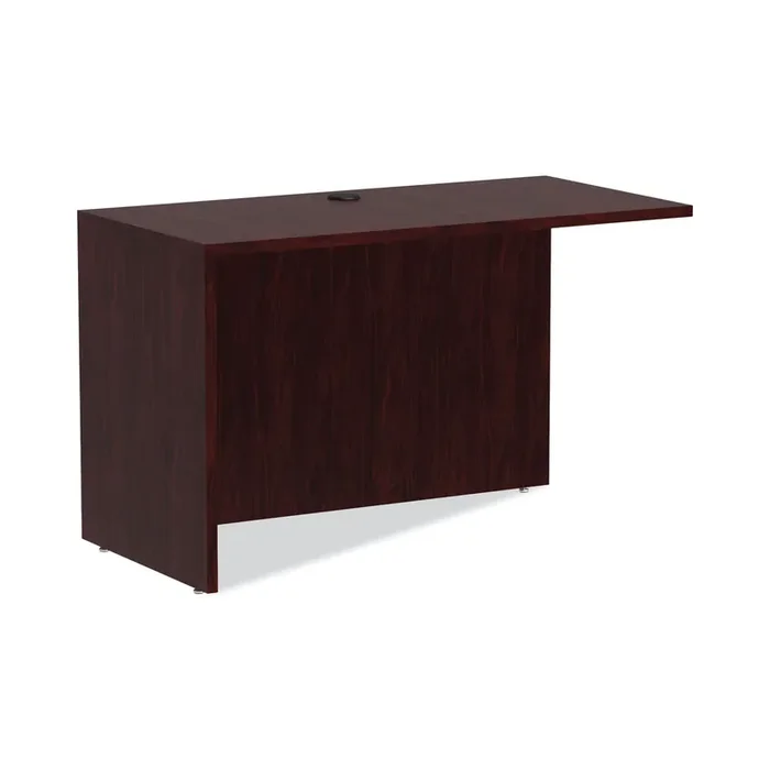 Alera® Alera Valencia Series Reversible Return/Bridge Shell, 47.25w x 23.63d x 29.5h, Mahogany