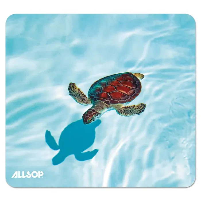 Allsop® Naturesmart Mouse Pad, 8.5 x 8, Turtle Design