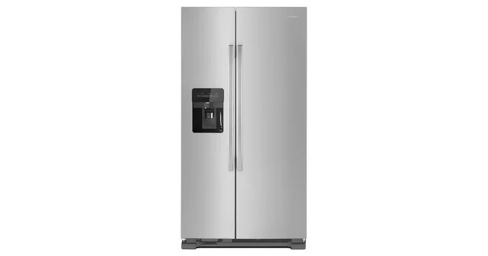 AMANA 33-inch Side-by-Side Refrigerator with Dual Pad External Ice and Water Dispenser ASI2175GRS | …