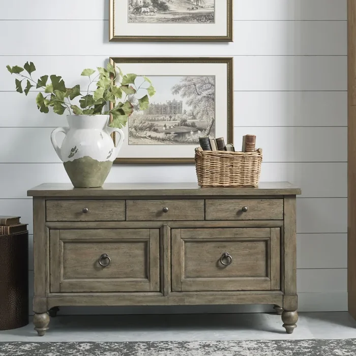 Americana Farmhouse – Credenza – Light Brown