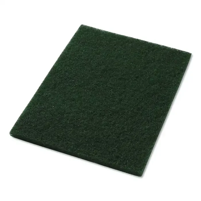 Americo® Scrubbing Pads, 14 X 20, Green, 5/carton