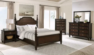 Andover 5-piece Eastern King Bedroom Set Dark Oak / CS-223631KE-S5