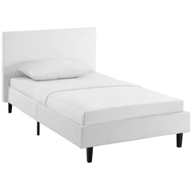 Anya Fabric Twin Bed / MOD-5416