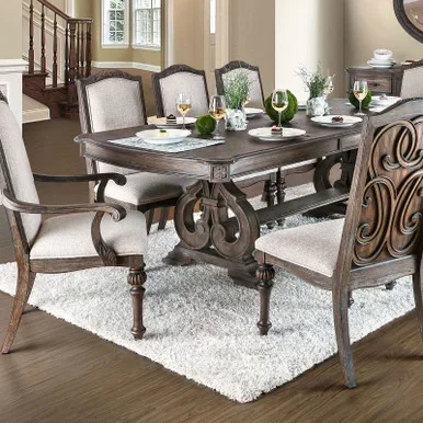 ARCADIA Dining Table, Rustic Natural / CM3150T-TABLE