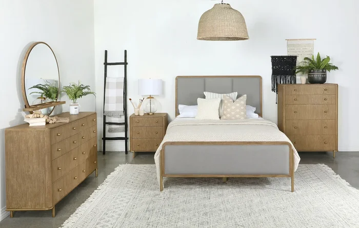 Arini 5 Pc Bedroom Sets Beige