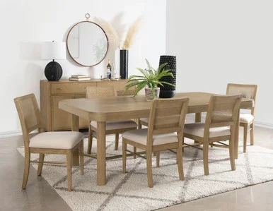 Arini 7-piece Extension Leaf Dining Table Set Sand Wash / CS-108931-S7W