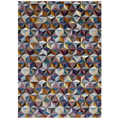 Arisa Geometric Hexagon Mosaic 4×6 Area Rug / R-1092-46