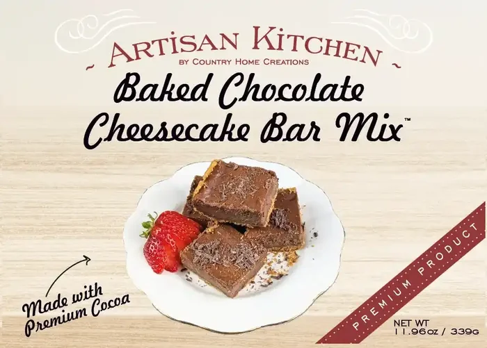 Artisan Kitchen Baked Chocolate Cheesecake Bar Mix