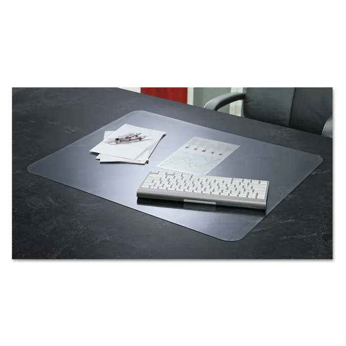Artistic® KrystalView Desk Pad with Antimicrobial Protection, Matte Finish, 24 x 19, Clear