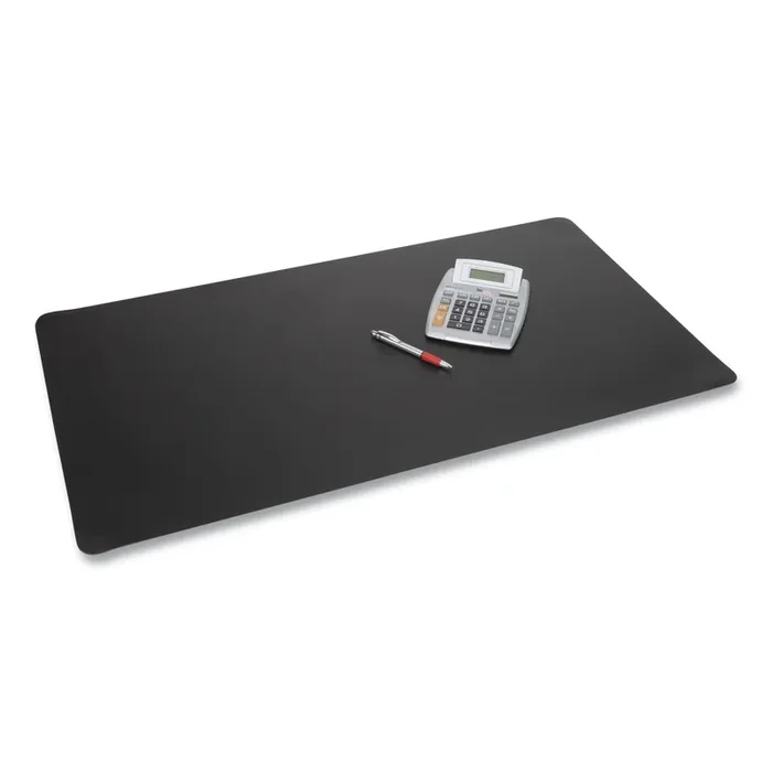 Artistic® Rhinolin II Desk Pad with Antimicrobial Protection, 17 x 12, Black