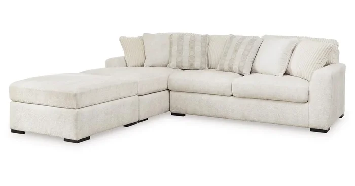 ASHLEY FURNITURE 2-piece Sectional With Ottoman PKG018570 | Home Haven Furniture and Appliance