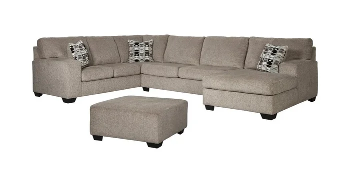 ASHLEY FURNITURE 3-piece Sectional With Ottoman PKG001773 | Home Haven Furniture and Appliance