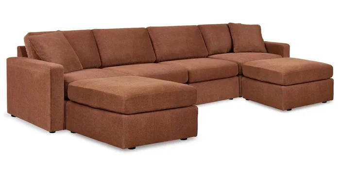 ASHLEY FURNITURE 4-piece Sectional With Ottoman PKG019268 | Home Haven Furniture and Appliance