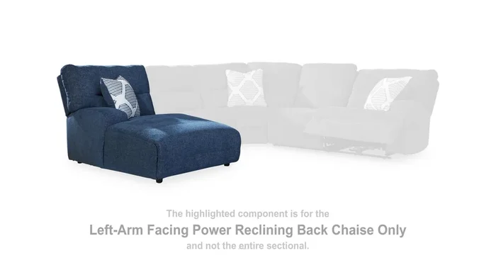 ASHLEY FURNITURE Acklen Place Left-arm Facing Power Reclining Back Chaise 9360779 | Valley Furniture…